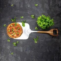 Boska Pizzaschep Barbecue - Kort Handvat - Stabiel - Aluminium - Eikenhout - BBQ Accessoires -Barbecue Benodigdheden 1200x1200 400