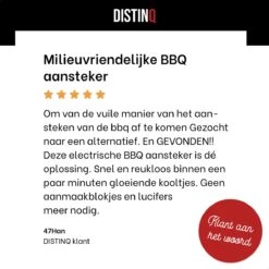 DistinQ BBQ Lighter Aansteker - Elektrische Barbecue Looftlighter Houtskool Starter Voor Barbecue, Grill En Open Haard - 2000 Watt -Barbecue Benodigdheden 1200x1200 435