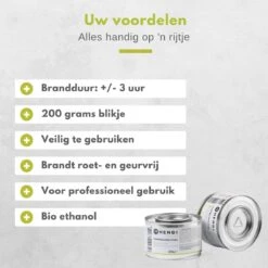 Hendi Brandpasta Voor Chafing Dish - Brandgel 200g - ( 12 Stuks ) -Barbecue Benodigdheden 1200x1200 468