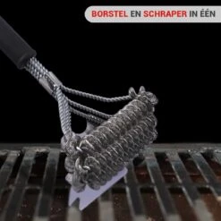 BBQ Borstel Staal RVS Reinigingsborstel Barbecue Grill Accessoires -Barbecue Benodigdheden 1200x1200 480