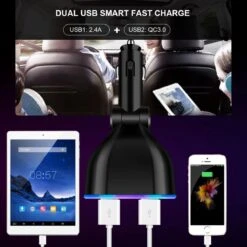 Auto Sigarettenaansteker Splitter - Losse Oplader - USB 2.0 A/USB 3.0 A 2 Poorten - Zwart - Snellader - Splitter - Auto Lader USB 21 Auto Sigarettenaansteker Splitter - Losse Oplader - USB 2.0 A/USB 3.0 A 2 Poorten - Zwart - Snellader - Splitter - Auto Lader USB -Barbecue Benodigdheden 1200x1200 484
