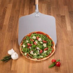 Blumtal Professionele Pizzaschep - 30,5 X 30,5 Cm - Houten Grip 85 Cm -Barbecue Benodigdheden 1200x1200 538
