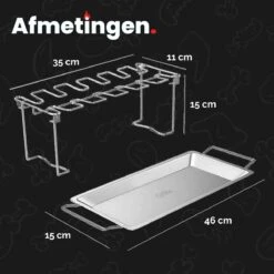 GrillX Kippenvleugelhouder - Kiphouder Voor BBQ & Oven - RVS - BBQ Accesoires 15 GrillX Kippenvleugelhouder - Kiphouder Voor BBQ & Oven - RVS - BBQ Accesoires -Barbecue Benodigdheden 1200x1200 546