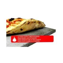 ETNA Pizza Set - Grote Pizzasteen & GRATIS Pizzaschep - 30 Cm X 38 Cm - Echt Italiaanse Pizzasteen - Broodbaksteen - BBQ Pizzasteen - Gemaakt Van Lavasteen Uit De Etna - Non-stick - Eppicotispai -Barbecue Benodigdheden 1200x1200 553
