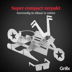 GrillX Beer Can Chicken Houder - Kiphouder Motorcycle - BBQ Accesoires - Bierkip - Barbeque Gereedschap - Chicken Sitter -Barbecue Benodigdheden 1200x1200 592