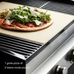 Barbecook BBQ Pizzaplaat - Pizzasteen - Voor Barbecue - Rechthoekig - 43 X 35 Cm -Barbecue Benodigdheden 1200x1200 630