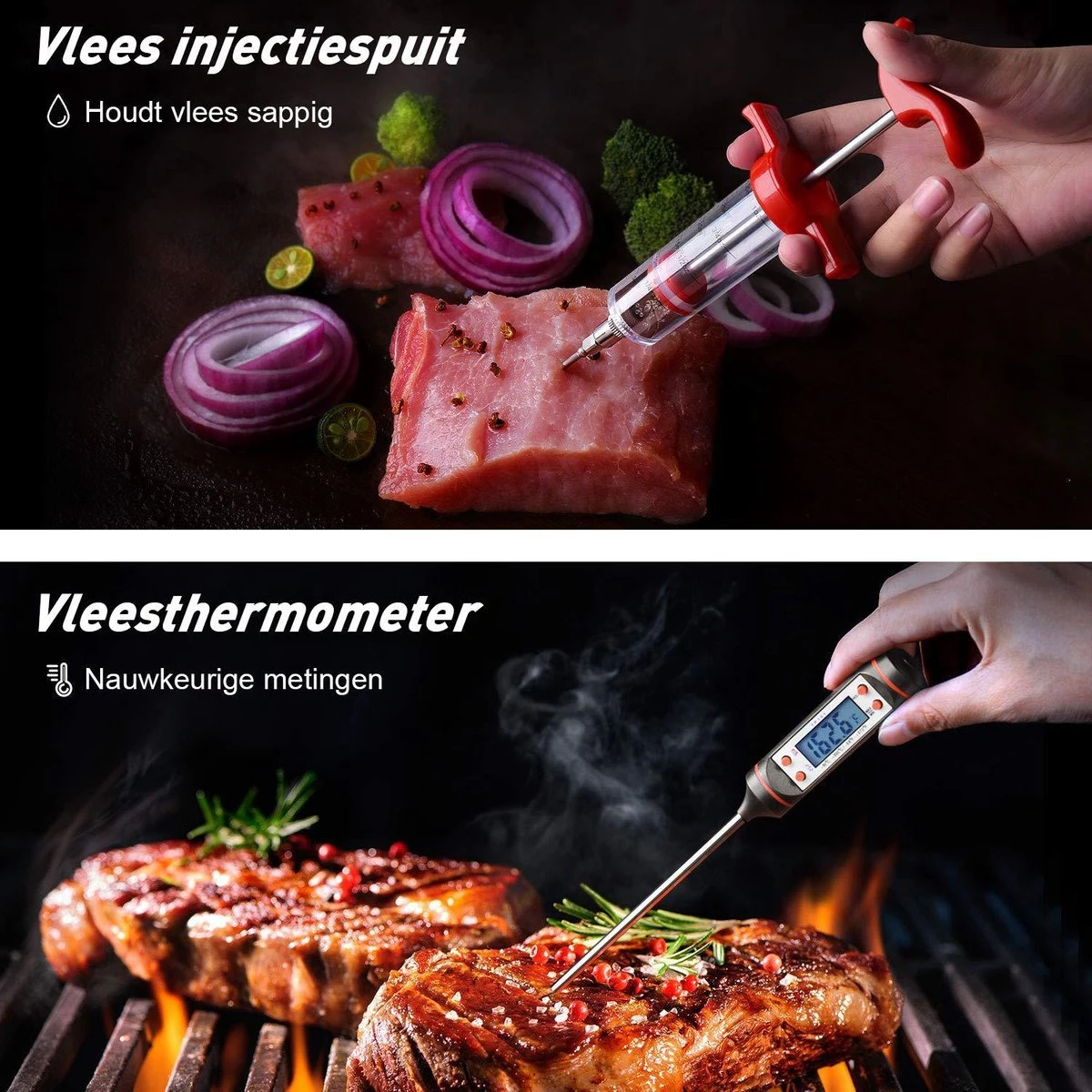 Saveur Royal® 35-delige Barbecue Gereedschapset In Roestvrij Staal - BBQ Grill Set Met Draagtas - Barbecuegerei-sets - Barbecue Accessoires Gereedschap - 35-delig 7 Saveur Royal® 35-delige Barbecue Gereedschapset In Roestvrij Staal - BBQ Grill Set Met Draagtas - Barbecuegerei-sets - Barbecue Accessoires Gereedschap - 35-delig - Afbeelding 5