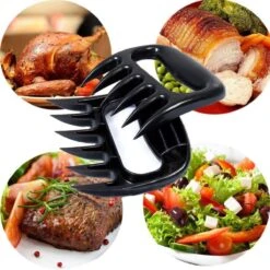 Merkloos Professionele Vleesshredders / Vleesklauwen | Meat Claws | BBQ | Bear Paws | Meat Shredders | Vlees Houders | Barbeque Accesoires | Pulled Pork Klauwen | 2 Stuks -Barbecue Benodigdheden 1200x1200 645