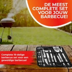 GrillX Barbecue Gereedschap Set - 19-delig - Inclusief Luxe Draagtas - BBQ Accesoires - Gereedschapset -Barbecue Benodigdheden 1200x1200 670