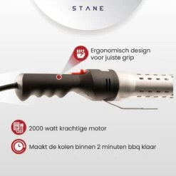 Bbq Aansteker Electrisch - Looftlighter - Bbq Starter - Bbq Accesoires - One Minute Lighter - Incl. Bbq Handschoenen - ®Stane -Barbecue Benodigdheden 1200x1200 703