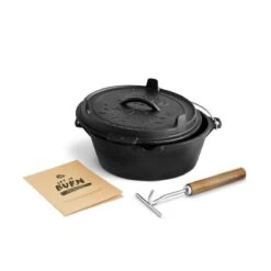 Burnhard Gietijzeren Dutch Oven - Little John 3,8 L -Barbecue Benodigdheden 1200x1200 710