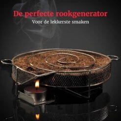 GrillX Cold Smoke Generator Met 1KG Appel Rookmot - 6 Liter - Smokerbox - RVS Rookbox - Rookgenerator - Koud Roken - BBQ Accesoires -Barbecue Benodigdheden 1200x1200 744