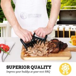 Mountain Grillers Claws-High Quality Meat Claws For American BBQ Pulled Pork-Plastic Meat Claws For Slicing-Vaatwasser Safe Bear Claws Gift Idee -Barbecue Benodigdheden 1200x1200 769