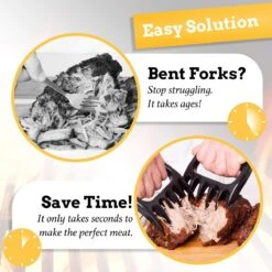 Mountain Grillers Claws-High Quality Meat Claws For American BBQ Pulled Pork-Plastic Meat Claws For Slicing-Vaatwasser Safe Bear Claws Gift Idee -Barbecue Benodigdheden 1200x1200 770