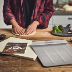 Burnhard Pizzasteen 38 X 30 X 1,5 Cm + Pizzaschep -Barbecue Benodigdheden 1200x1200 772