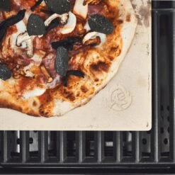 Burnhard Pizzasteen 38 X 30 X 1,5 Cm + Pizzaschep -Barbecue Benodigdheden 1200x1200 774