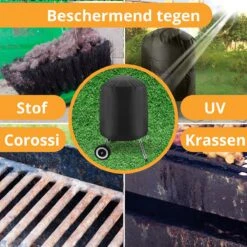 Ronde Waterdichte BBQ Hoes - Barbecue Accessoires - 57 Cm Diameter - 92 Cm Hoog -Barbecue Benodigdheden 1200x1200 782