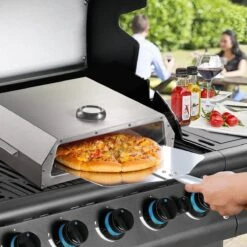 Bighorn Pizzaoven Met Pizzasteen Voor Barbecue - Grilloven - Draagbare - Edelstaal -Barbecue Benodigdheden 1200x1200 81