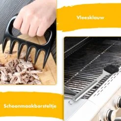 BBQ Accesoires Set Gereedschap Tang Borstel Barbecue Kookgerei - 10 Delig -Barbecue Benodigdheden 1200x1200 837