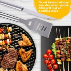 BBQ Accesoires Set Gereedschap Tang Borstel Barbecue Kookgerei - 10 Delig -Barbecue Benodigdheden 1200x1200 838