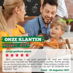 Ecowize Pizzaschep Voor BBQ En Oven - Aluminium Pizzaspatel Vierkant 30cm Met Inklapbaar Handvat - Met Extra Professionele Pizzasnijder -Barbecue Benodigdheden 1200x1200 841