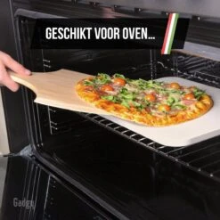 Gadgy Pizzasteen Met Pizzaschep – Cordieriet Voor Knapperige Pizzabodem – Pizzasteen Voor BBQ, Oven Of Kamado - Pizzaspatel - Pizza Set -Barbecue Benodigdheden 1200x1200 846