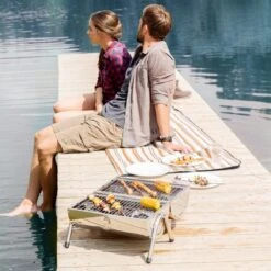 BBQ Collection Houtskoolbarbecue - Cilinder - Chroom 18 BBQ Collection Houtskoolbarbecue - Cilinder - Chroom -Barbecue Benodigdheden 1200x1200 85