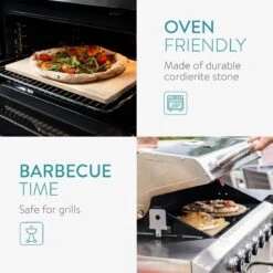 Navaris Pizzasteen XL Voor Oven En Barbecue - Rechthoekige Pizzaplaat 38 X 30 Cm - Inclusief Pizzaschep Met Extra Lang Handvat En Receptenboek 13 Navaris Pizzasteen XL Voor Oven En Barbecue - Rechthoekige Pizzaplaat 38 X 30 Cm - Inclusief Pizzaschep Met Extra Lang Handvat En Receptenboek -Barbecue Benodigdheden 1200x1200 894