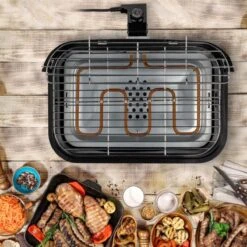 Princess 112252 Hybride Barbecue – Elektrische BBQ - Tafelmodel - 2000W - 44x 29cm - Gebruik Elektrisch Of Met Kolen 41 Princess 112252 Hybride Barbecue – Elektrische BBQ - Tafelmodel - 2000W - 44x 29cm - Gebruik Elektrisch Of Met Kolen -Barbecue Benodigdheden 1200x1200 9