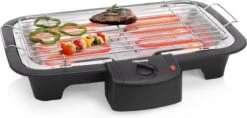 Tristar BQ-2813 Electrische Tafelbarbecue - Grilloppervlak (LxB) 38x22 Cm - 2000W - Zwart -Barbecue Benodigdheden 1200x573