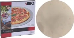 MaxxHome Pizzasteen - BBQ Steen - Pizzasteen Voor De Lekkerste Bereiding Van Een Pizza Op Jouw Barbecue Of In De Oven - Pizza Steen Rond - Medium (33 Cm) -Barbecue Benodigdheden 1200x616