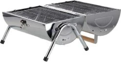 BBQ Collection Houtskoolbarbecue - Cilinder - Chroom 25 BBQ Collection Houtskoolbarbecue - Cilinder - Chroom -Barbecue Benodigdheden 1200x619