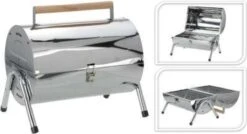 BBQ Collection Houtskoolbarbecue - Cilinder - Chroom 29 BBQ Collection Houtskoolbarbecue - Cilinder - Chroom -Barbecue Benodigdheden 1200x651