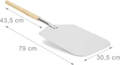 Relaxdays Pizzaschep - Vierkant - Metaal -Barbecue Benodigdheden 1200x654