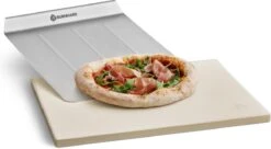 Burnhard Pizzasteen 38 X 30 X 1,5 Cm + Pizzaschep -Barbecue Benodigdheden 1200x662