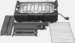 Royalty Line Elektrische Barbecue - Indoor En Outdoor BBQ - Tafelgrill - Elektrische Grill - Grill Oppervlak 40x24 Cm - 2000W - Met Stand - Zwart 11 Royalty Line Elektrische Barbecue - Indoor En Outdoor BBQ - Tafelgrill - Elektrische Grill - Grill Oppervlak 40x24 Cm - 2000W - Met Stand - Zwart -Barbecue Benodigdheden 1200x686