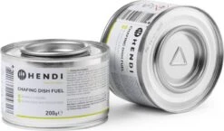 Hendi Brandpasta Voor Chafing Dish - Brandgel 200g - ( 6 Stuks ) -Barbecue Benodigdheden 1200x703
