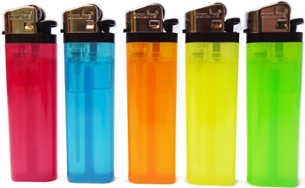 100 X Wegwerp Aanstekers - Unilite Aansteker - Vuursteen Aansteker : 2 X 50 Wegwerp Aansteker / Aanstekers 6 100 X Wegwerp Aanstekers - Unilite Aansteker - Vuursteen Aansteker : 2 X 50 Wegwerp Aansteker / Aanstekers - Afbeelding 4