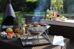 United Entertainment - Opvouwbare Houtskoolbarbecue - RVS - Met Koffer En Draagtas -Barbecue Benodigdheden 1200x800 14