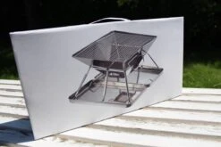 United Entertainment - Opvouwbare Houtskoolbarbecue - RVS - Met Koffer En Draagtas -Barbecue Benodigdheden 1200x800 16