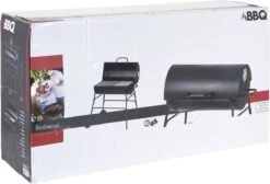 BBQ XL Houtskoolbarbecue - Cilindervorm - Grilloppervlak (LxB) 71 X 35 Cm - Zwart -Barbecue Benodigdheden 1200x814