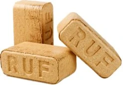 Merkloos RUF Briketten - Beukenhout Briketten - Brandhout - Hout Briketten Geperst - 20kg - 24briketten -Barbecue Benodigdheden 1200x828