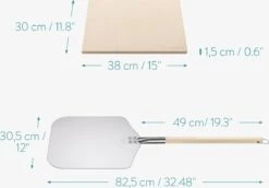 Navaris Pizzasteen XL Voor Oven En Barbecue - Rechthoekige Pizzaplaat 38 X 30 Cm - Inclusief Pizzaschep Met Extra Lang Handvat En Receptenboek 11 Navaris Pizzasteen XL Voor Oven En Barbecue - Rechthoekige Pizzaplaat 38 X 30 Cm - Inclusief Pizzaschep Met Extra Lang Handvat En Receptenboek -Barbecue Benodigdheden 1200x834 1