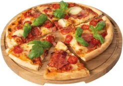 Boska Pizzaplank Friends L - BBQ Accessoires - Eikenhout - Handige Opvanggeul - Ø 34 Cm -Barbecue Benodigdheden 1200x844 2