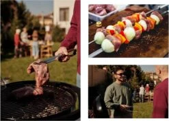 BBQ Accesoires Set Met Thermometer, Handschoenen, Bbq Tang, Bbq Borstel Van Zedar -Barbecue Benodigdheden 1200x856