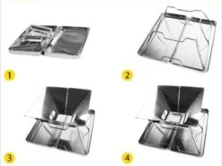 United Entertainment - Opvouwbare Houtskoolbarbecue - RVS - Met Koffer En Draagtas -Barbecue Benodigdheden 1200x900 23