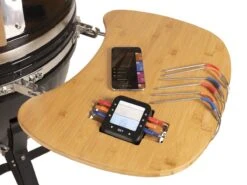 Patton - Kamado 21" - Premium Black - Keramische Barbecue - Incl. Bluetooth Kerntemperatuurmeter - LED Verlichting - Large - Compleet - Zwart -Barbecue Benodigdheden 1200x900 29