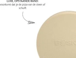 Boska Pizzasteen Deluxe - Voor Oven & BBQ - Knapperige Pizza's - Ø 29.5 Cm - BBQ Accessoires -Barbecue Benodigdheden 1200x921 3