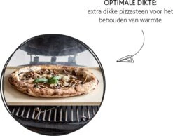 Boska Pizzasteen Deluxe Rechthoek - Voor De Oven - Knapperige Pizza's - 40x32 Cm - BBQ Accessoires 21 Boska Pizzasteen Deluxe Rechthoek - Voor De Oven - Knapperige Pizza's - 40x32 Cm - BBQ Accessoires -Barbecue Benodigdheden 1200x942
