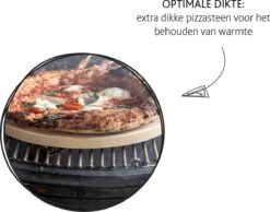 Boska Pizzasteen Deluxe - Voor Oven & BBQ - Knapperige Pizza's - Ø 29.5 Cm - BBQ Accessoires -Barbecue Benodigdheden 1200x942 3